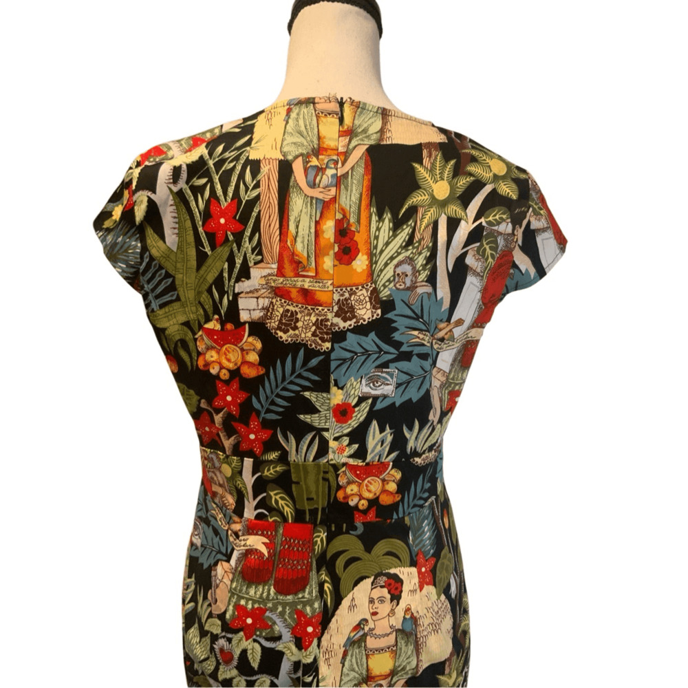Grace Karin Floral Print Midi Dress - Multicolor - Picture 9 of 12